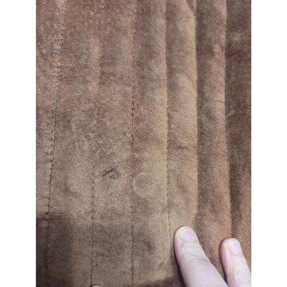 VTG 70s Le Soleil Leather Suede Jacket Brown Sz. 7/8 - Picture 5 of 9